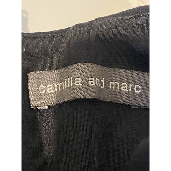 Camilla and Marc Olive Size 4 Runway Frock Lace Applique Bustier Black Dress New - Picture 6 of 11